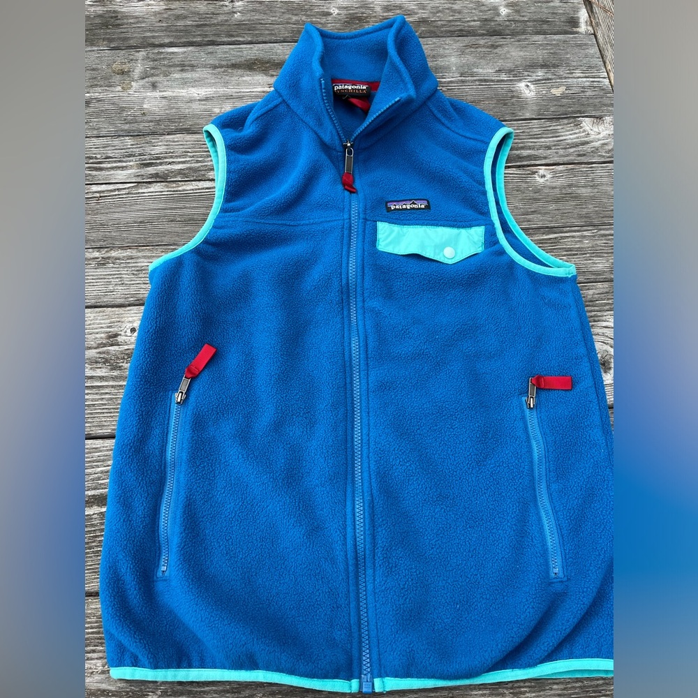 Small Patagonia synchilla vest.